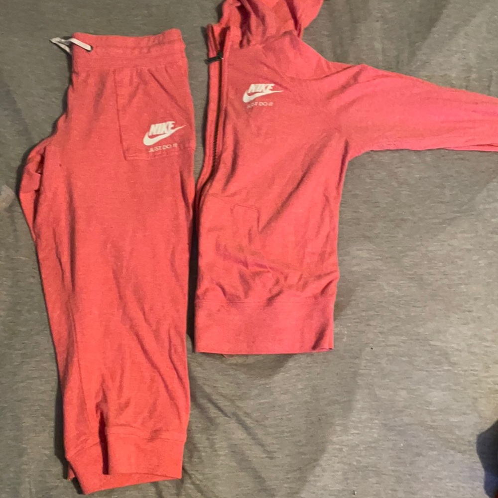 Nike pink Two Piece set